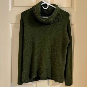 Banana Republic Cozy Green Turtleneck Sweater